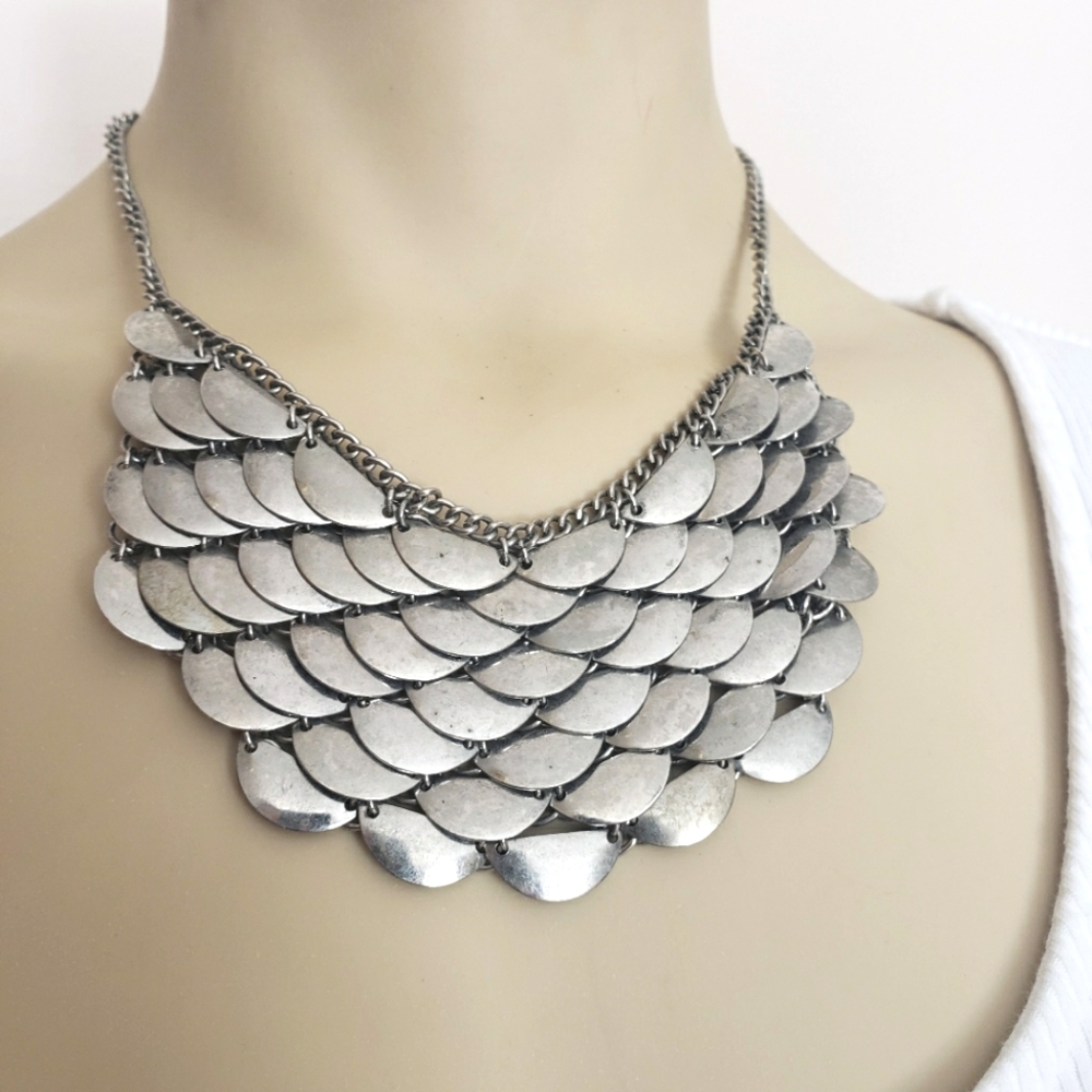Mermaid Scales Chainmail Necklace